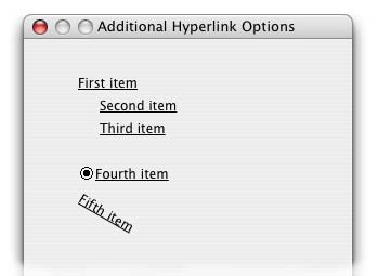 Additional Hyperlink Options