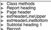 Method Editor Object Listing