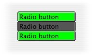 kUserButton Radio Buttons With Color Applied