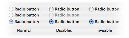 Disabled And Invisible Radio Buttons Within A Set